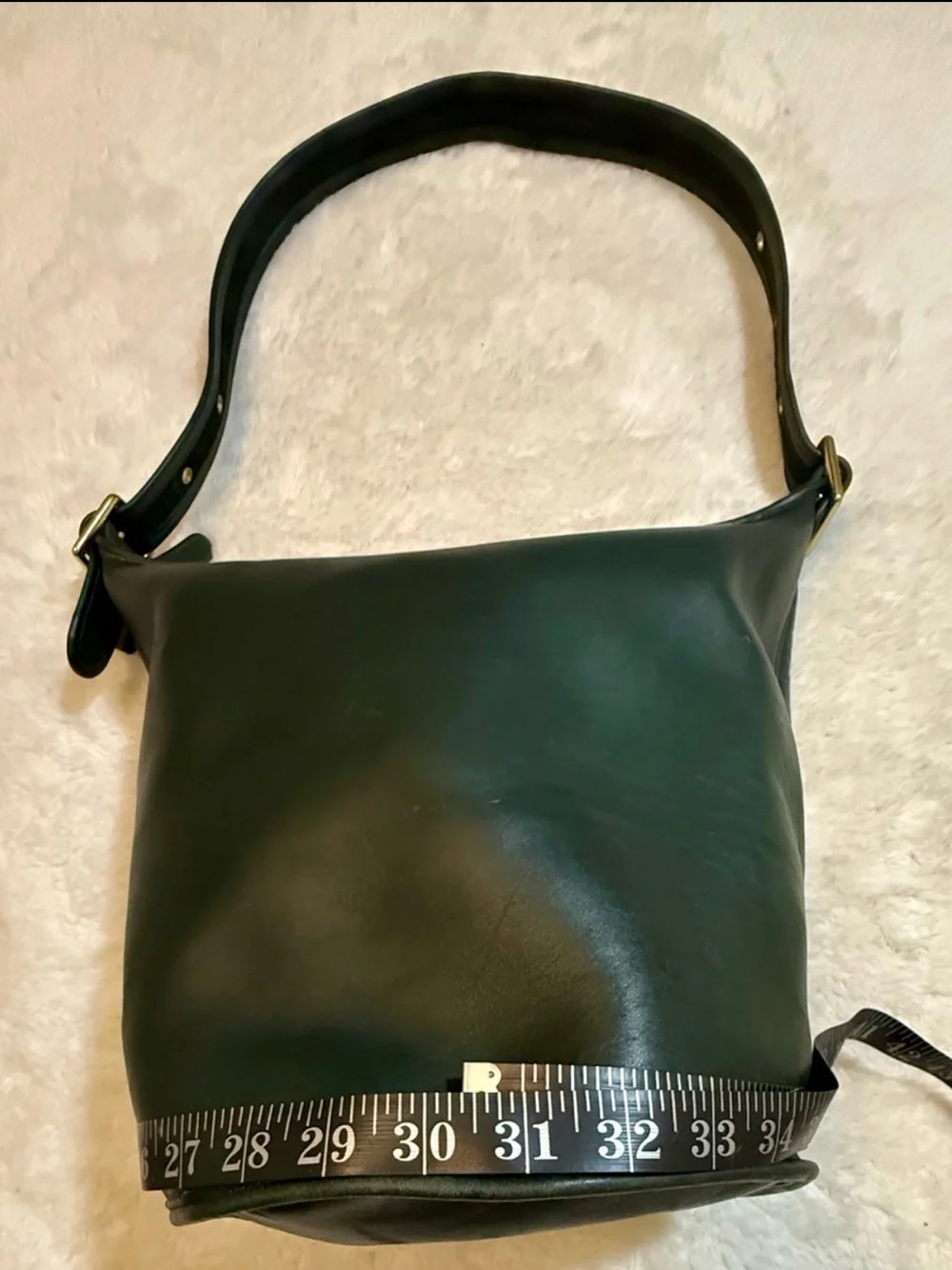 RARE! Vintage Coach Legacy XL Duffle, #9085 in BottleGreen, Mint Condition